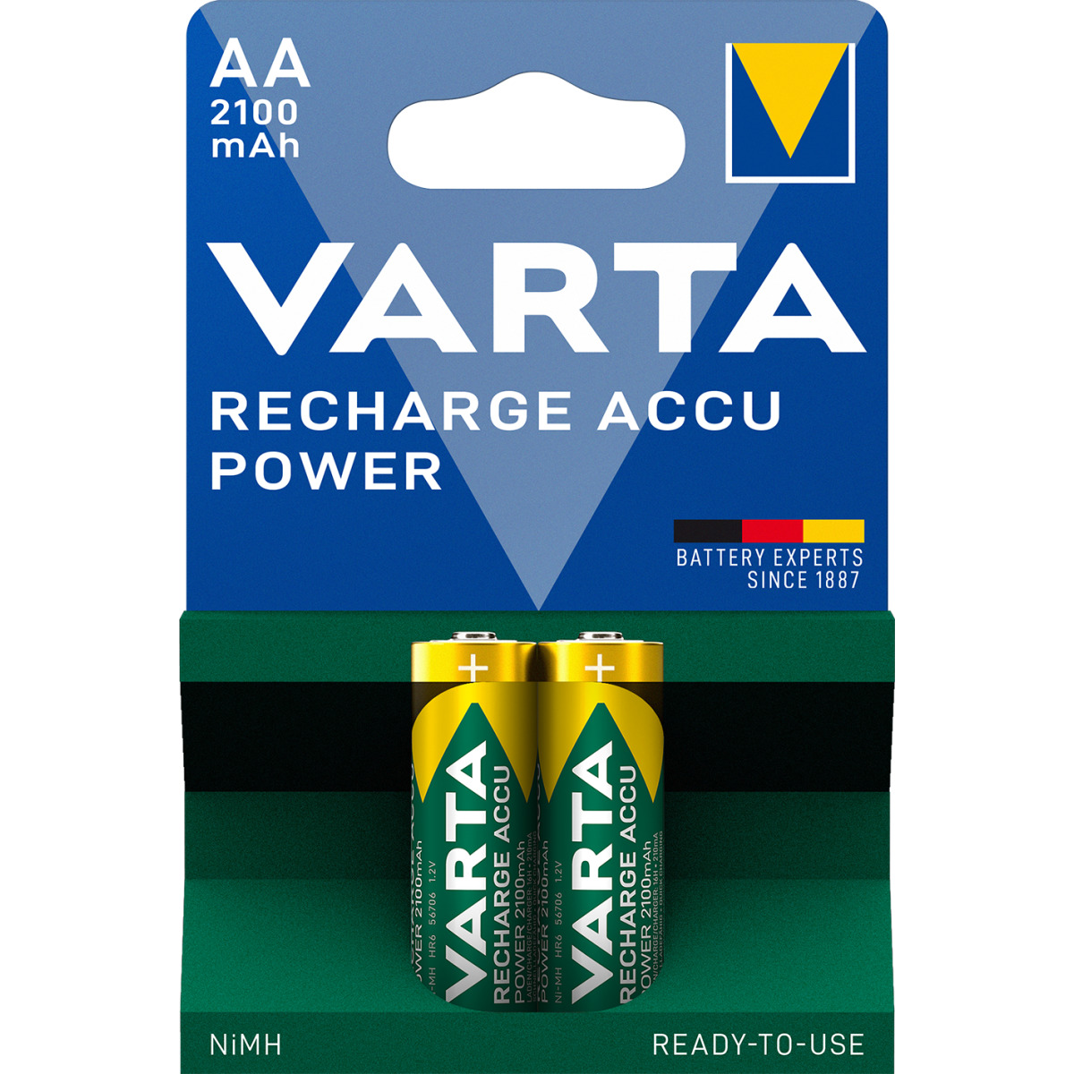 Akku Power AA 2100mAh Blister 2